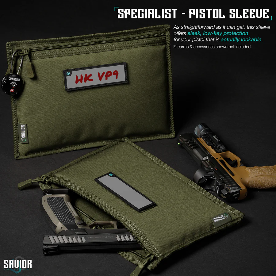 Savior Equipment Specialist Pistol Sleeve - OD Green 2