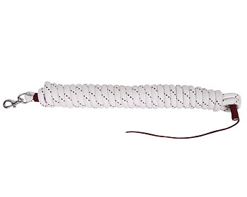 Horsemanship rope  QHP 6.8 m (14 mm, normal thickness rope), white