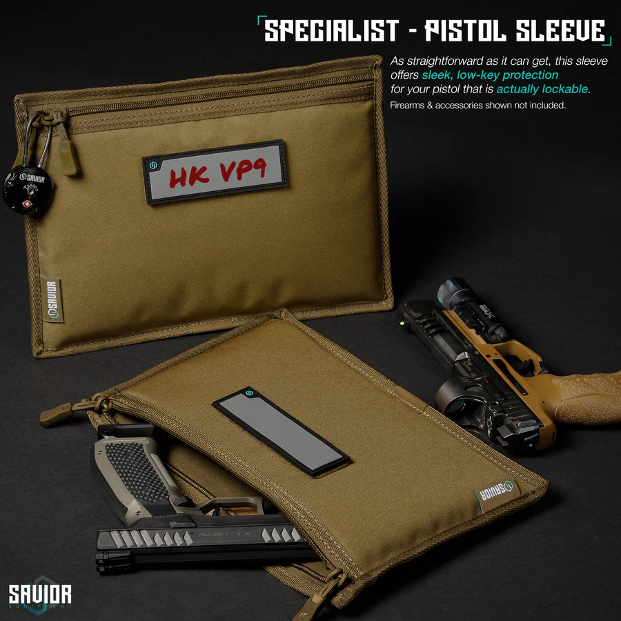 Savior Equipment Specialist Pistol Sleeve - FDE 2