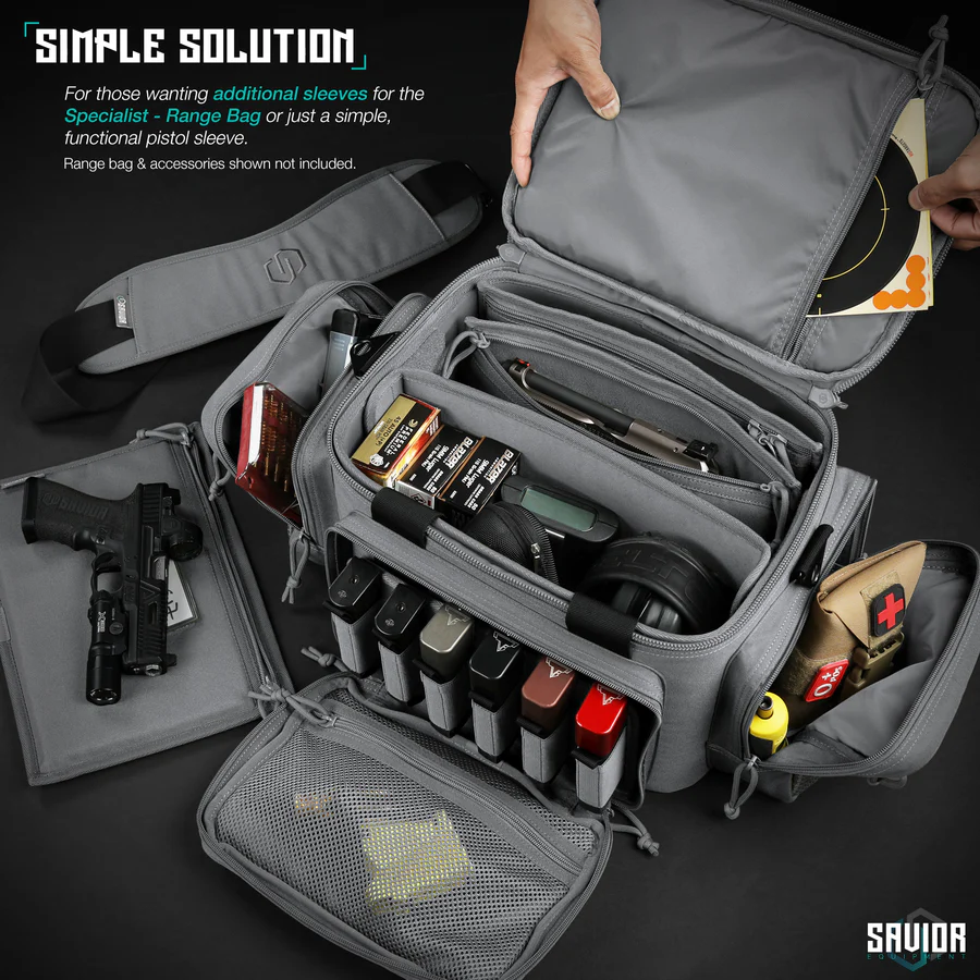 Savior Equipment Specialist Pistol Sleeve - SW Gray 4