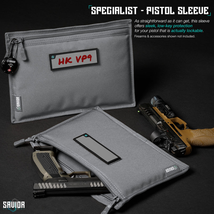 Savior Equipment Specialist Pistol Sleeve - SW Gray 2
