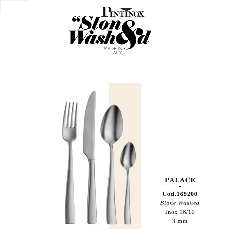 Bestick Palace Stone Washed Pinti Inox 0502-