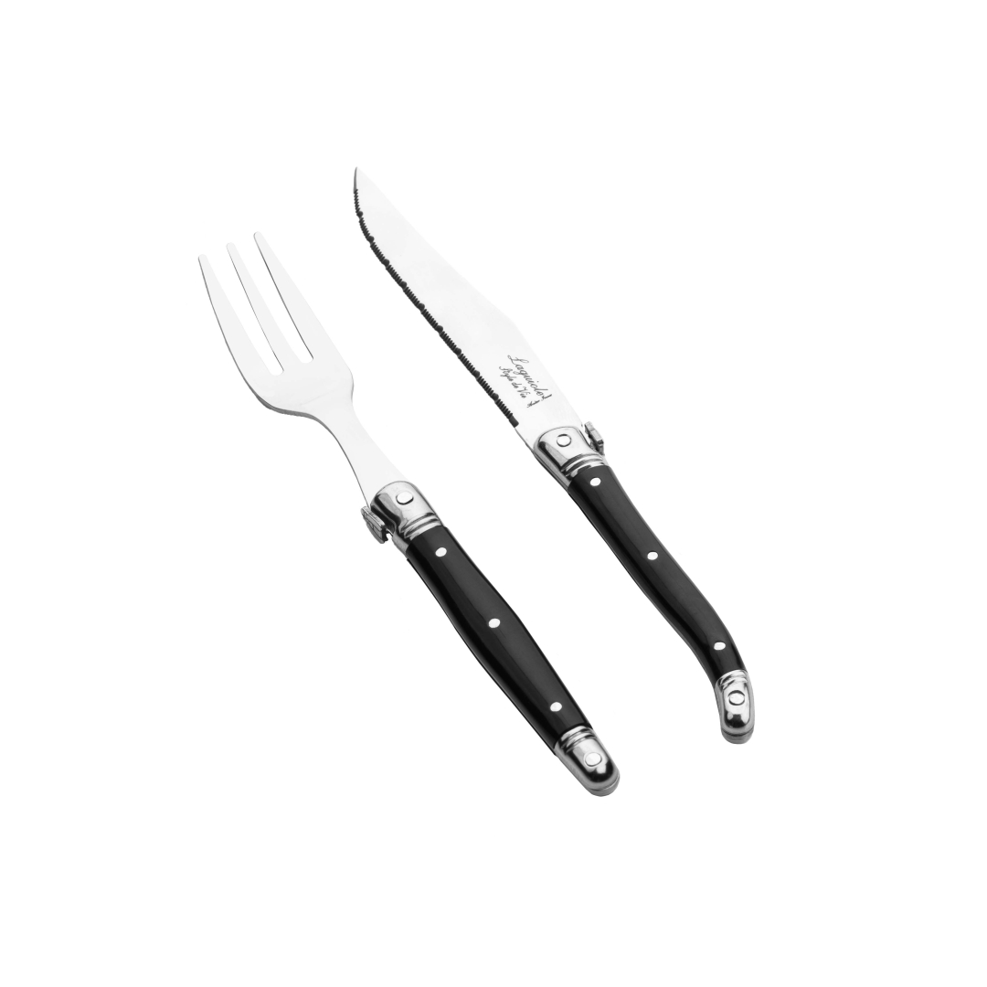Laguiole Besticksset Mini Svart 12 delar - 2