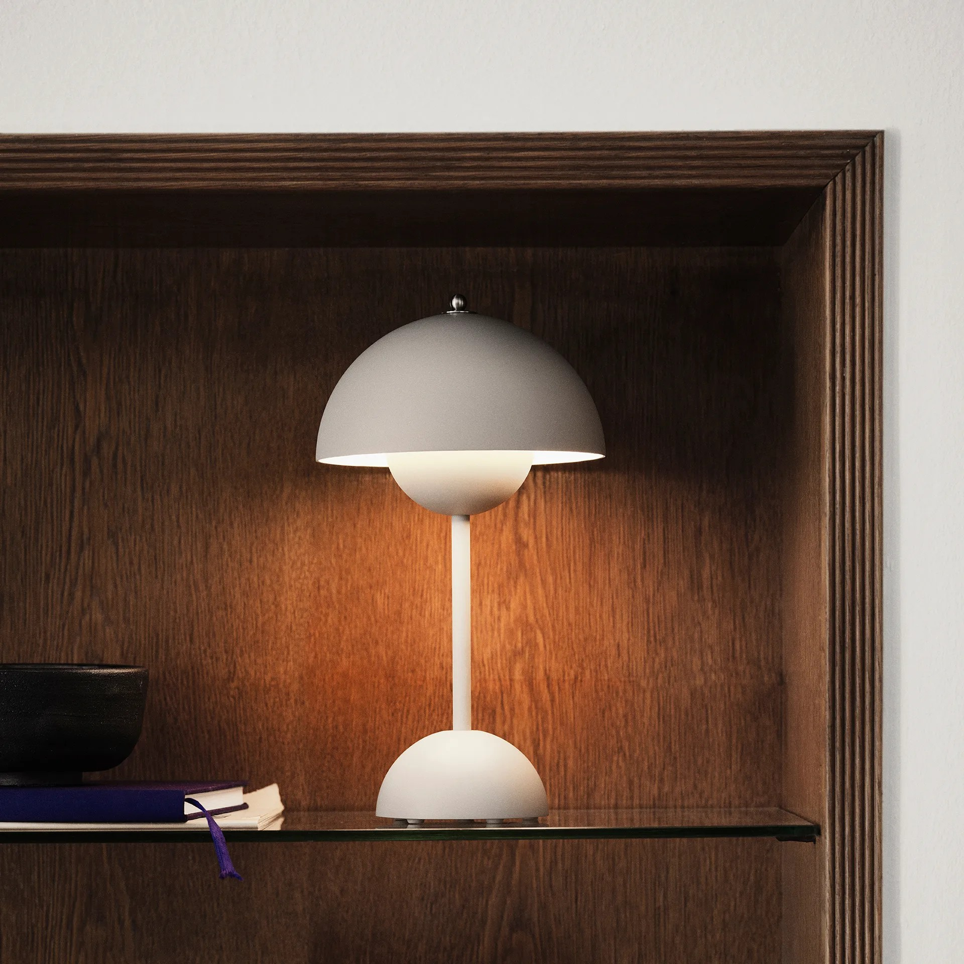 Flowerpot Portabel Bordslampa VP9 -  Matt Light Grey  - 4