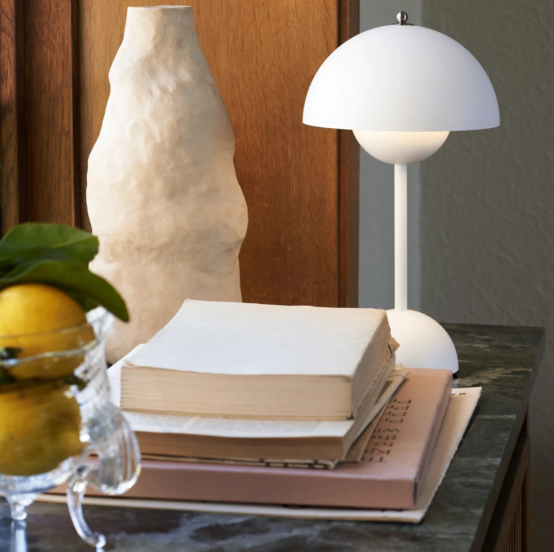 Flowerpot Portabel Bordslampa VP9 - Matt White - 4