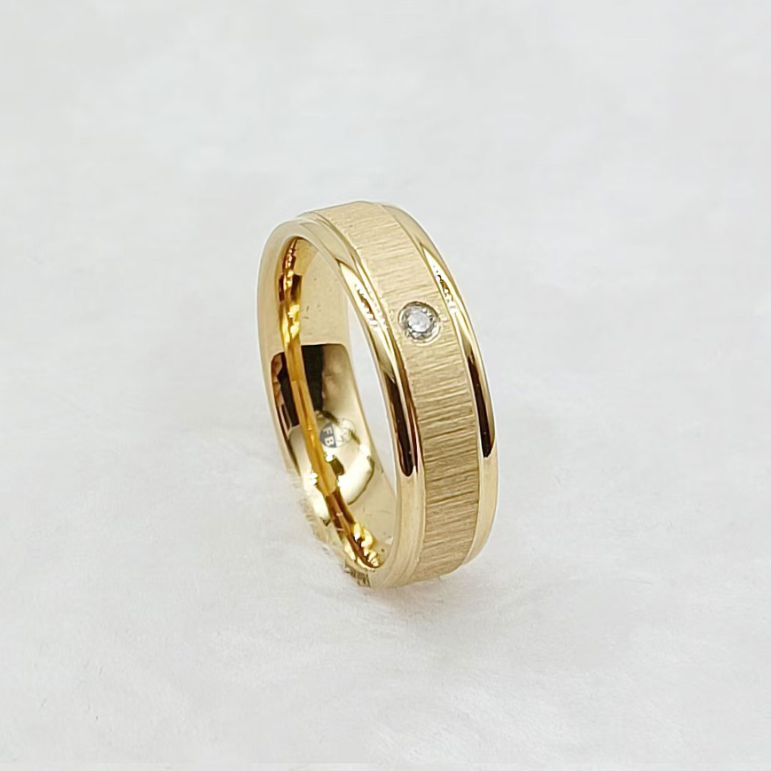 Ring Kattegatt Star - Handgjord Design 18k Guldpläterad Matt - 3