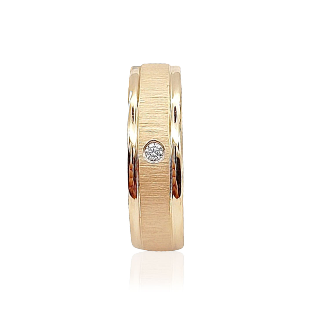 Ring Kattegatt Star - Handgjord Design 18k Guldpläterad Matt - 2