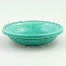ヴィルヘルム・コーゲ  Argentaシリーズ  グリーン色のボウル  シルバーの花モチーフ  (16cm)  1959年 (2)