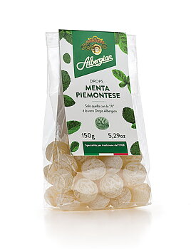 Albergian Drops Myntakarameller, 150 g