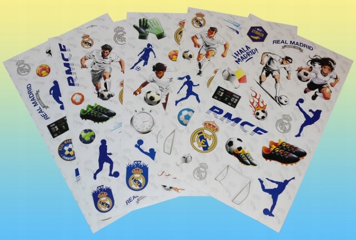 Real Madrid Klistermärke Set - 2