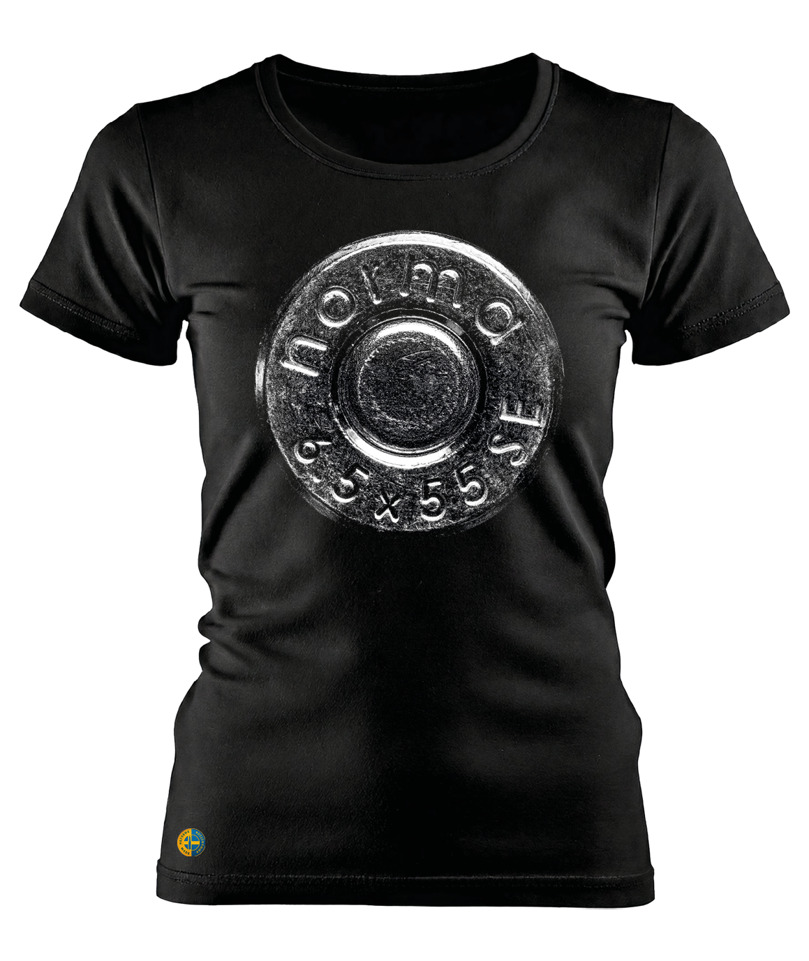 NORMA® Rough Headstamp 6,5x55 SE dam t-shirt