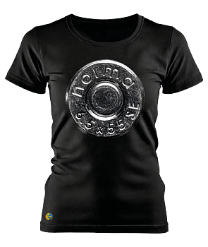 NORMA® Rough Headstamp 6,5x55 SE  women's t-shirt
