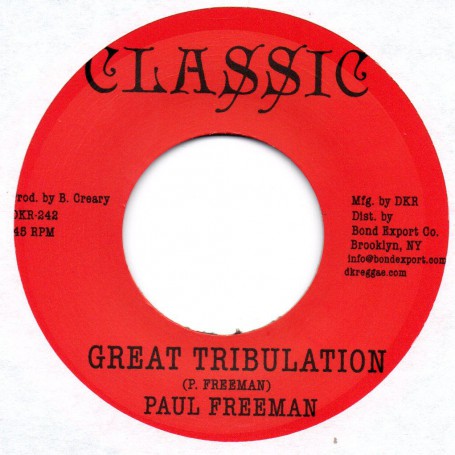 Paul Freeman - Great Tribulation