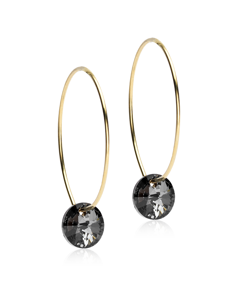 Blomdahl Runt örhänge GT, 25 mm