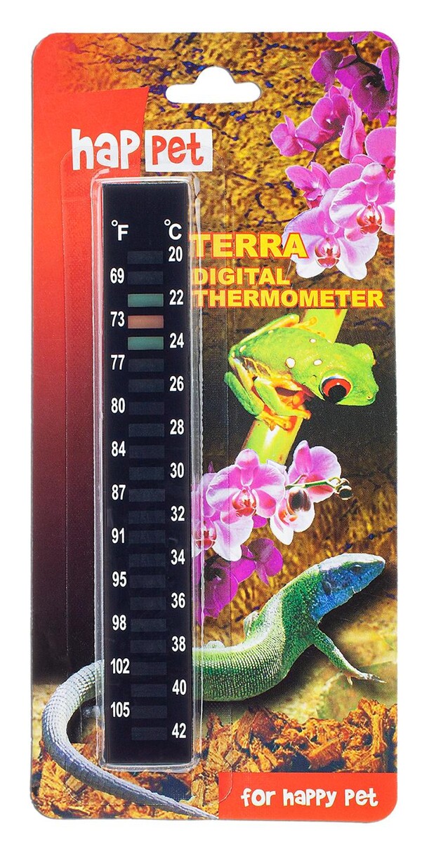 Happet Terrarium Termometer Självhäftande