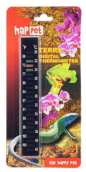 Happet Terrarium Termometer Självhäftande