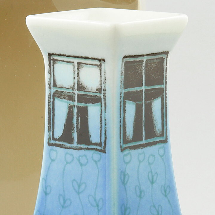 Heljä Liukko-Sundström (1980s) Candleholder House 16 cm <with Box> (2)