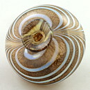 Bertil Vallien (Minos 1984) Brown Vase with Swirling Decor 5 cm (2)