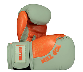 Topten Boxingglove Dragon Green/Orange 10-16 oz