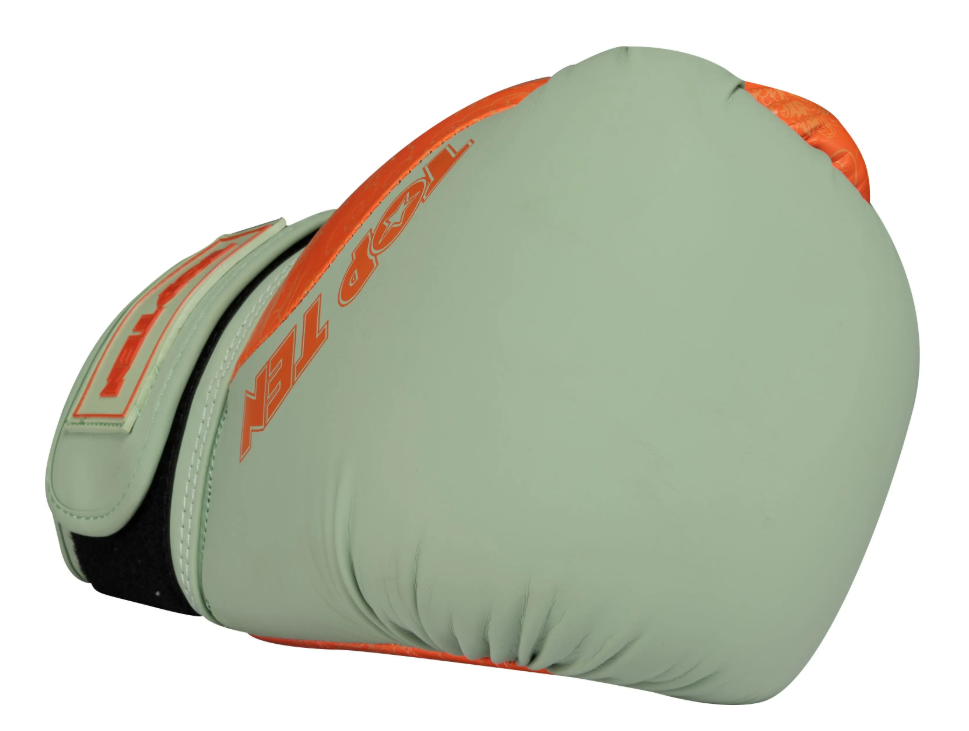 Topten Boxingglove Dragon Green/Orange 10-16 oz - 2
