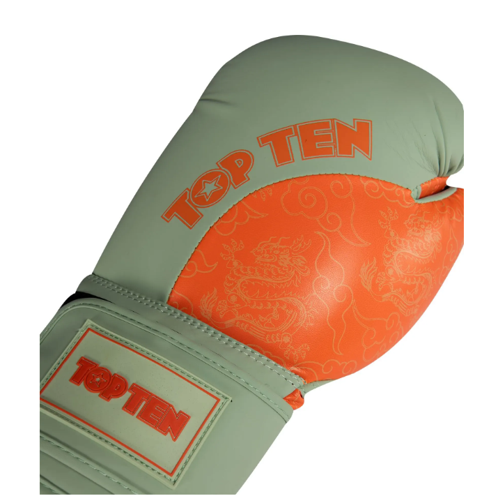 Topten Boxingglove Dragon Green/Orange 10-16 oz - 4