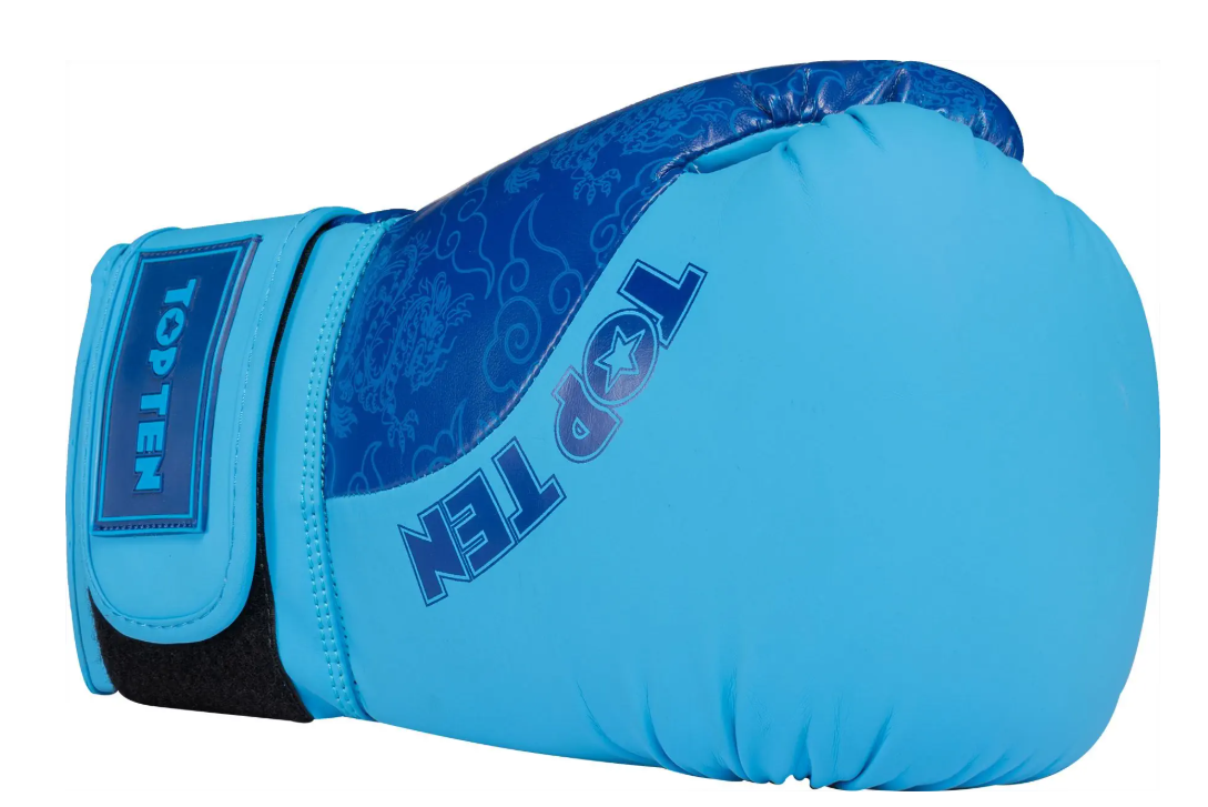 Topten Boxingglove Dragon Blue 10-16 oz - 2