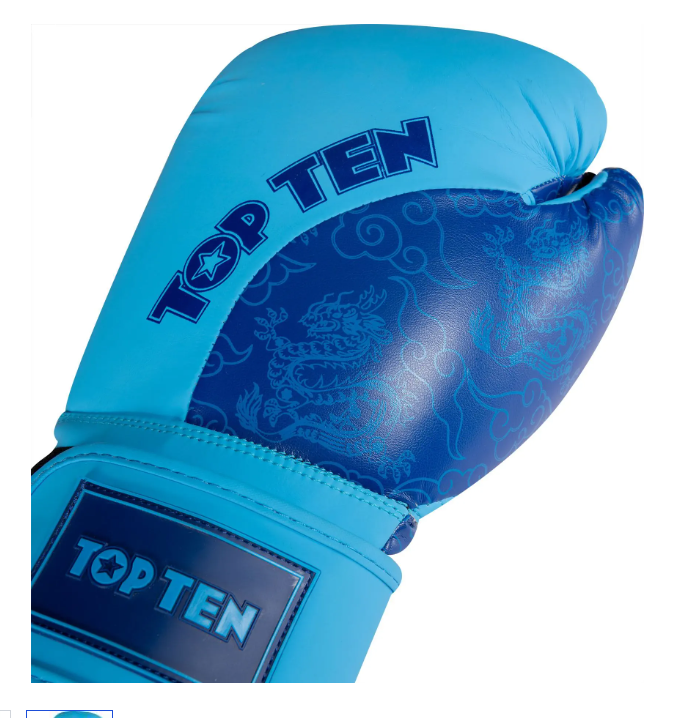 Topten Boxingglove Dragon Blue 10-16 oz - 4