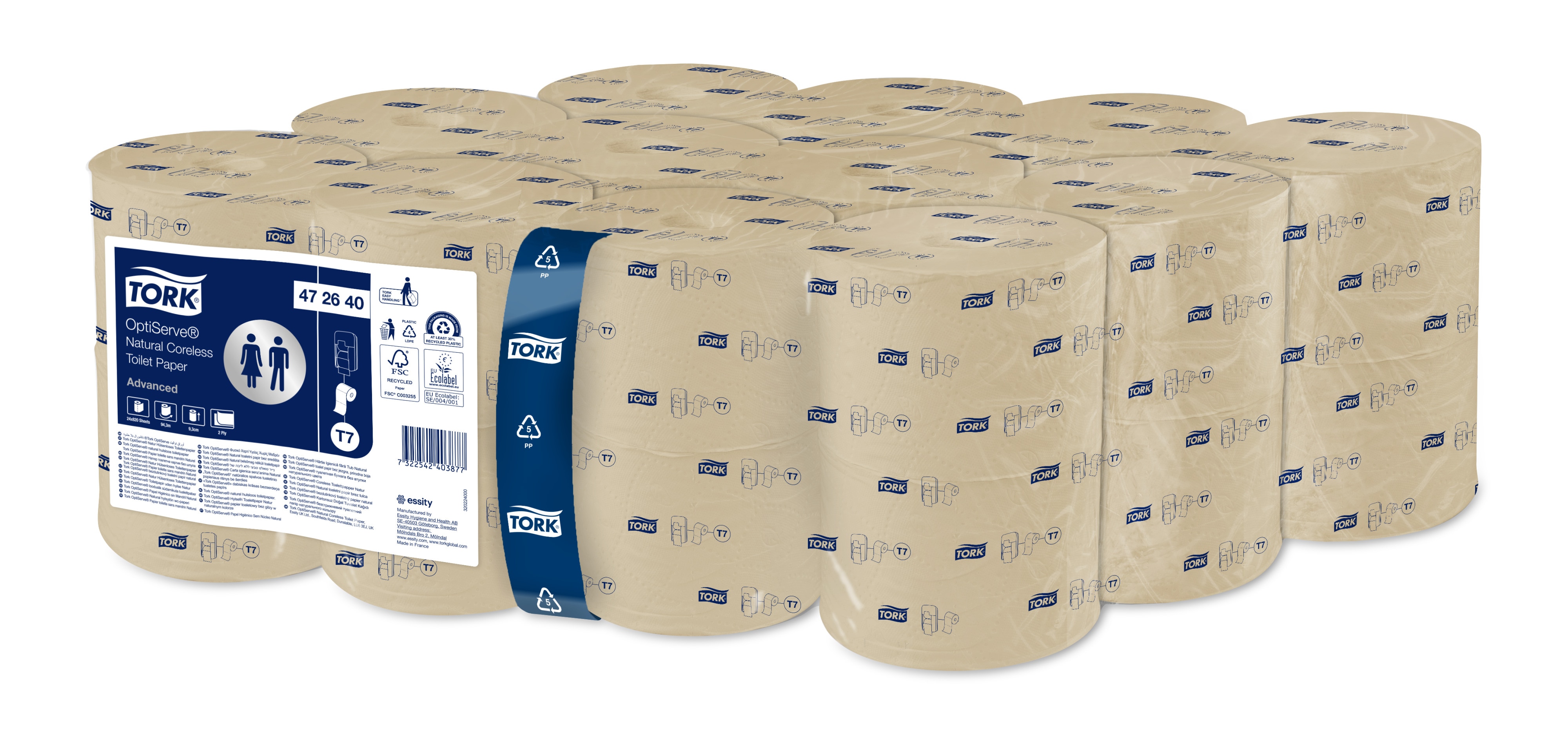 Tork OptiServe® Coreless Toalettpapper Natur - 3