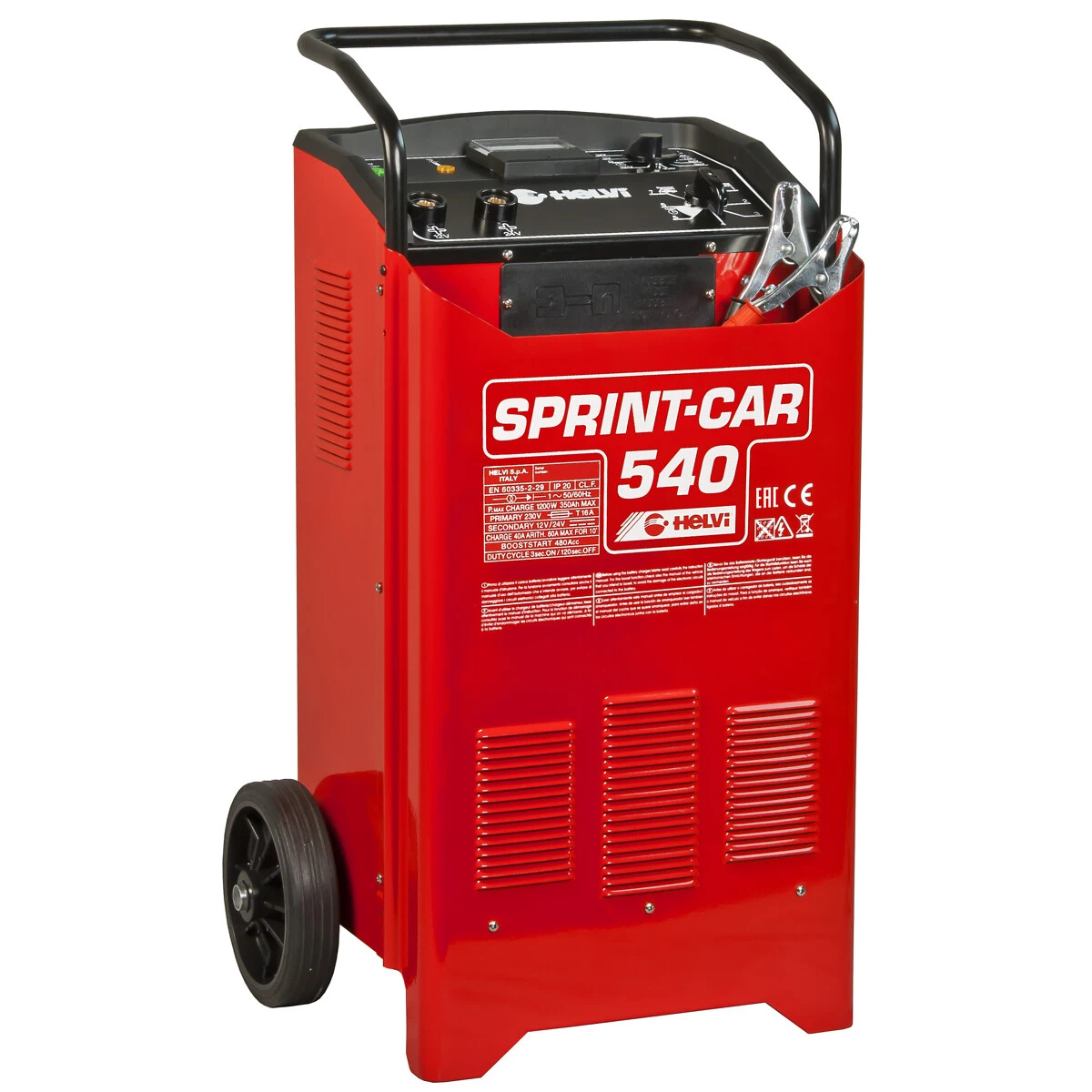 Batteriladdare/starthjälp 12/24V 480ACC sprint