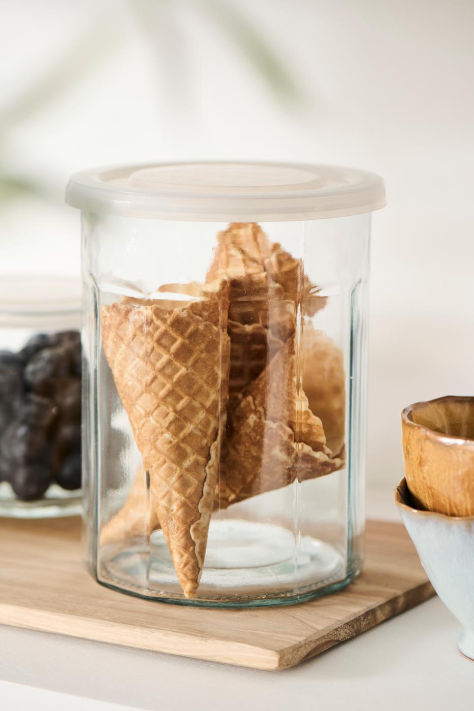 Glass jar Transparent Lock 1450ml - 2