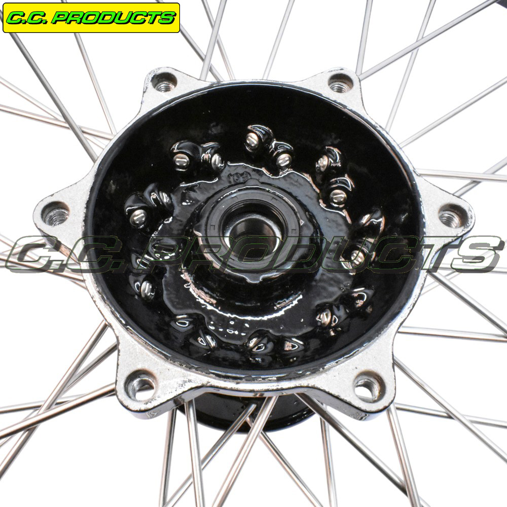 Spoke Set Suzuki DR 650 RU 21-inch 92-94 Front Wheel (6-bolt brake disc) - 4