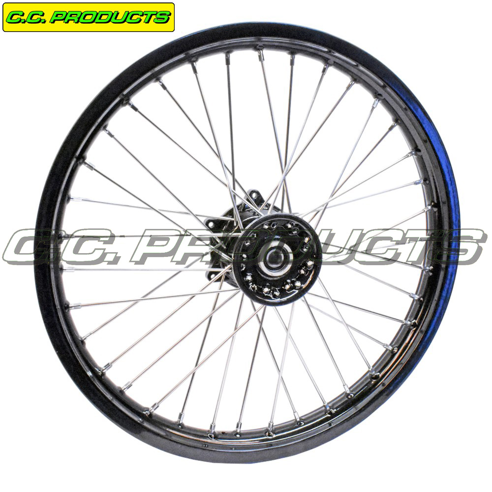Spoke Set Suzuki DR 650 RU 21-inch 92-94 Front Wheel (6-bolt brake disc) - 3