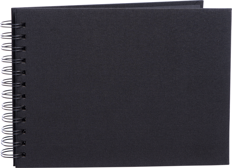 Focus  Base Line Canvas Wire-O 23x17 Black w. Black Sheets
