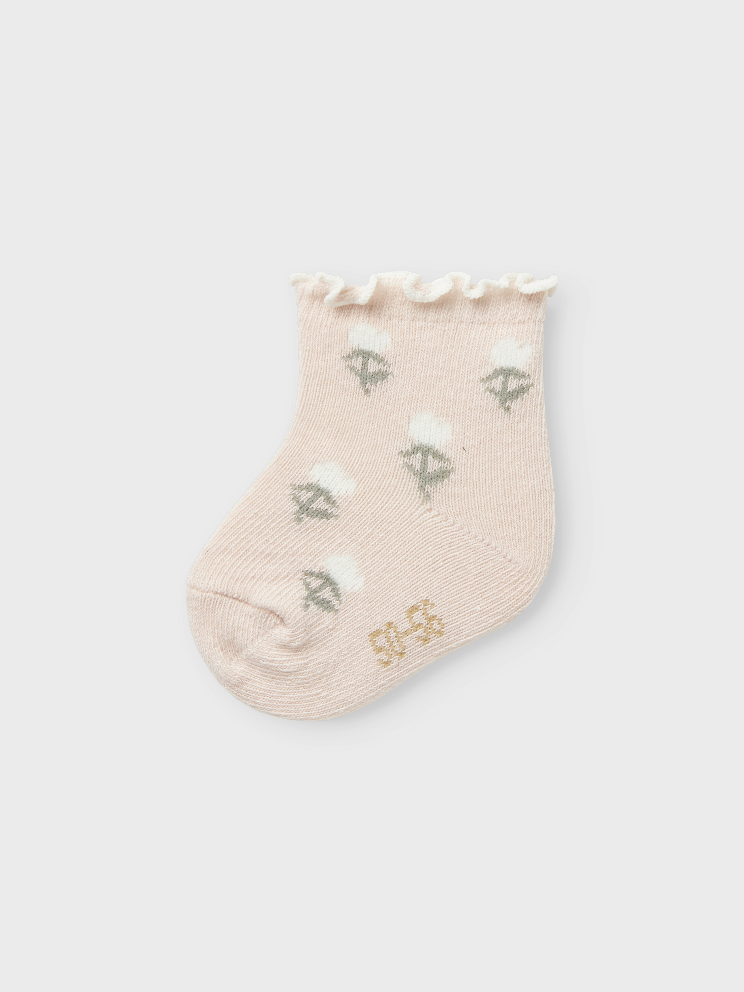 NBFDARLENE SOCK LIL Peach Whip