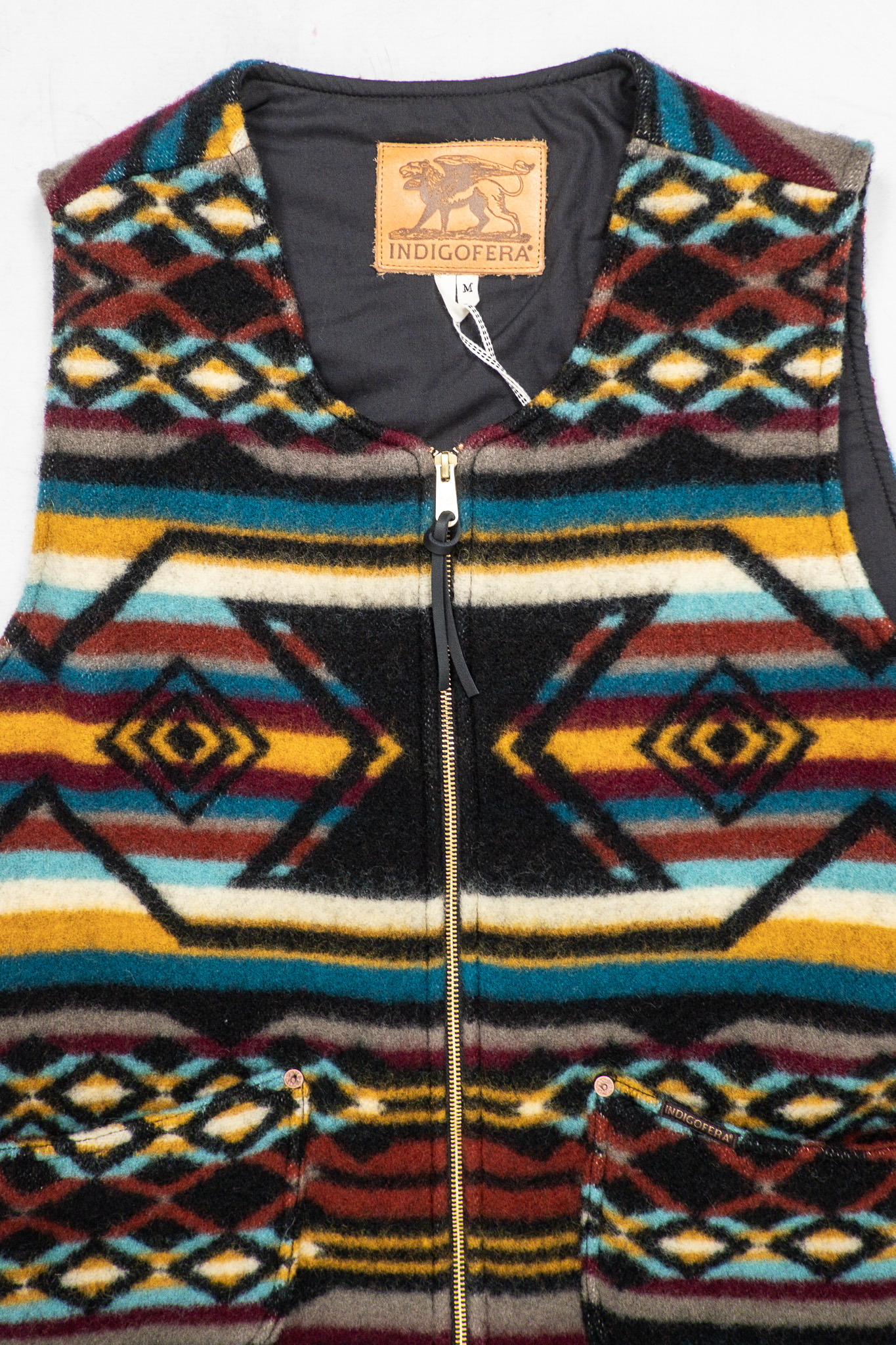 Indigofera - Borrego Blanket Wool Vest - 2
