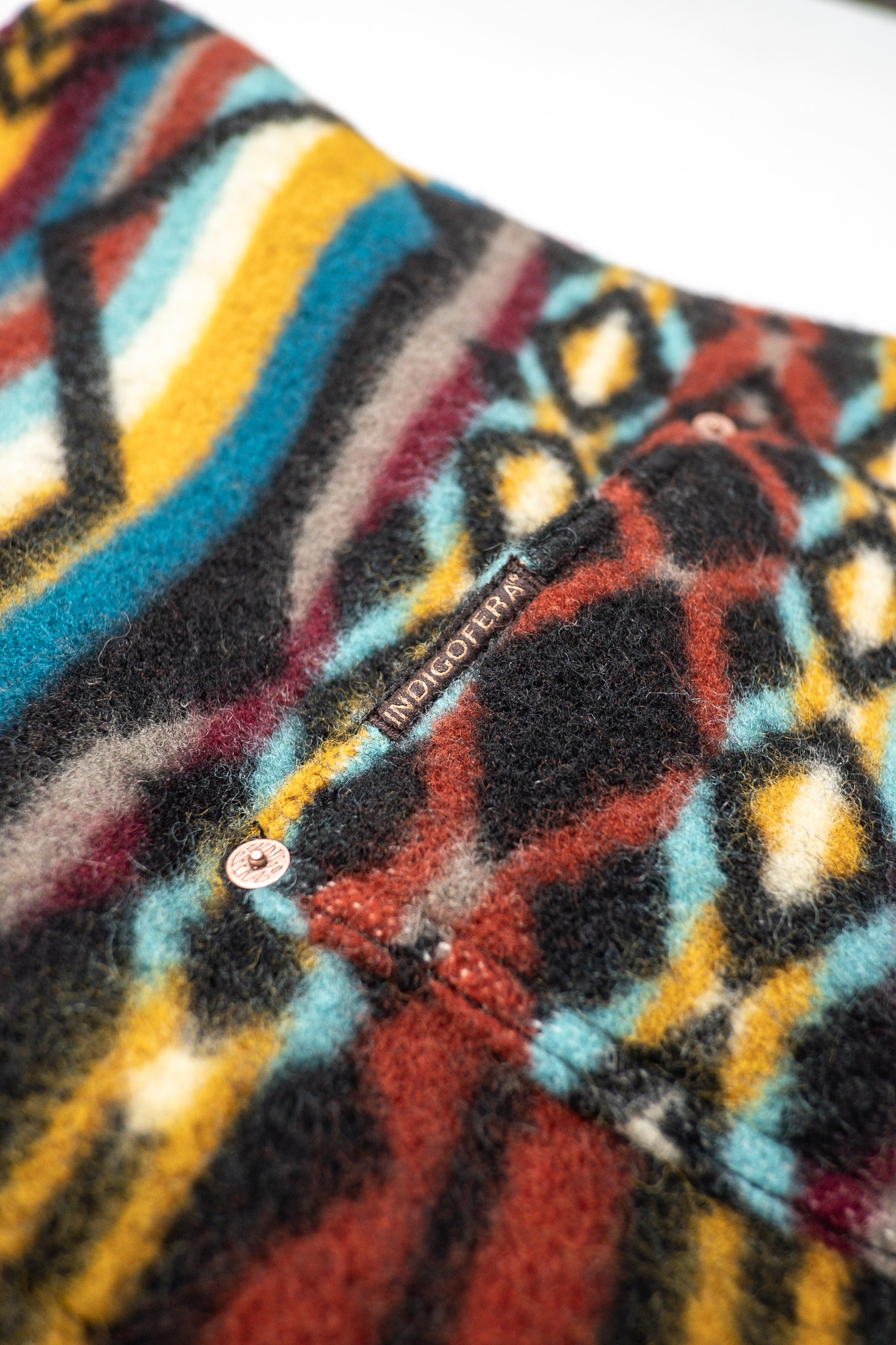 Indigofera - Borrego Blanket Wool Vest - 5