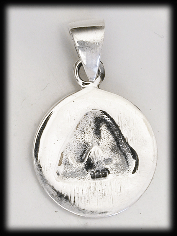 Halsband med valknuten i Äkta silver - Odens knut. - 3
