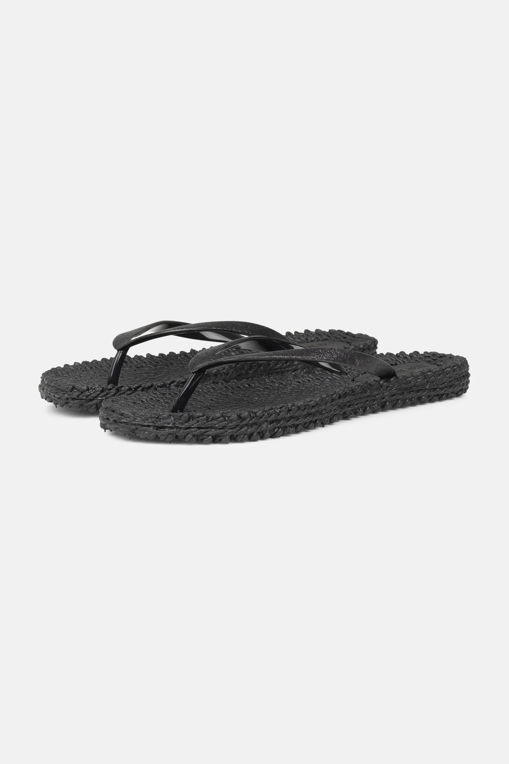 Flip Flop With Glitter - Black - 4