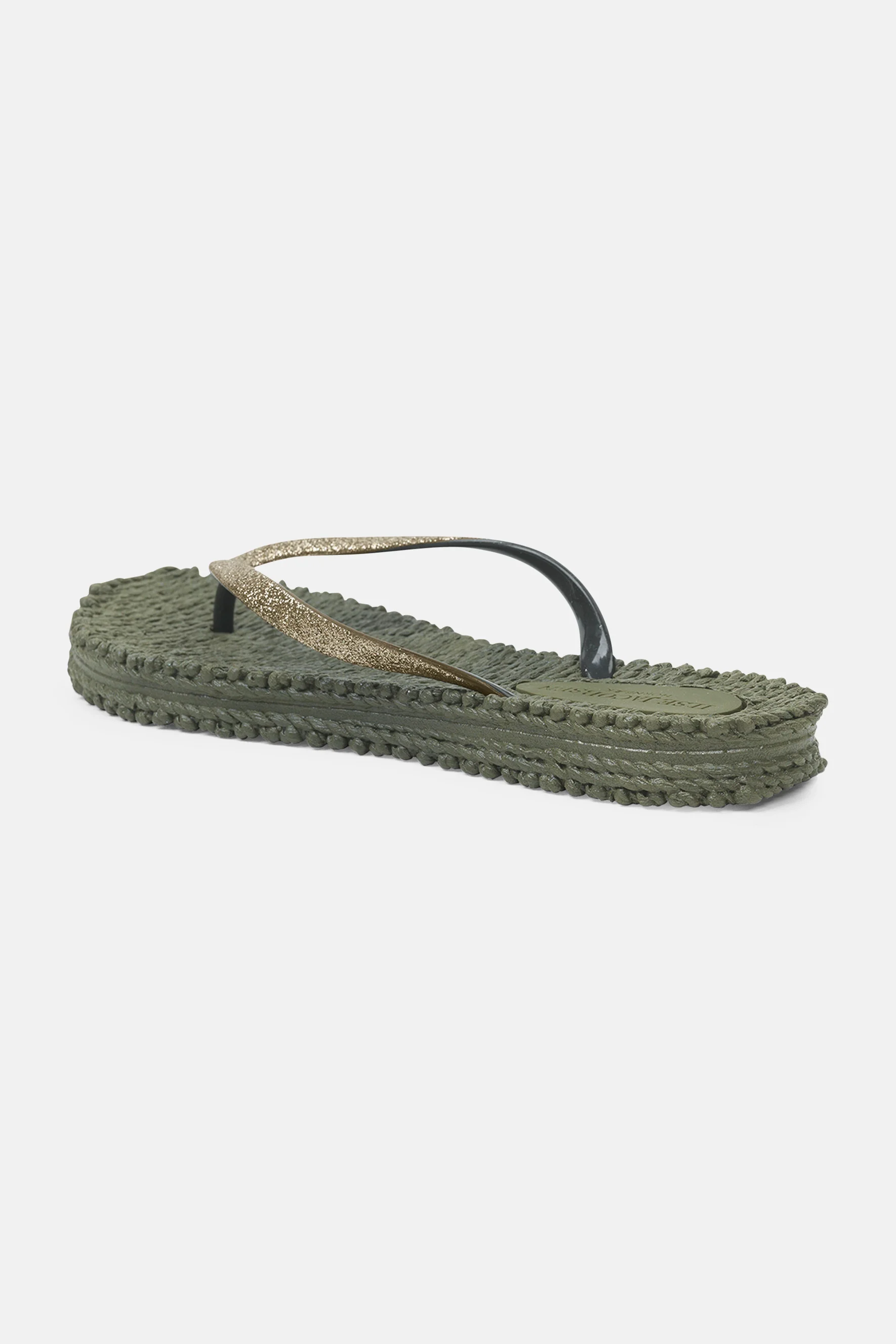 Flip Flop With Glitter - Army - 2
