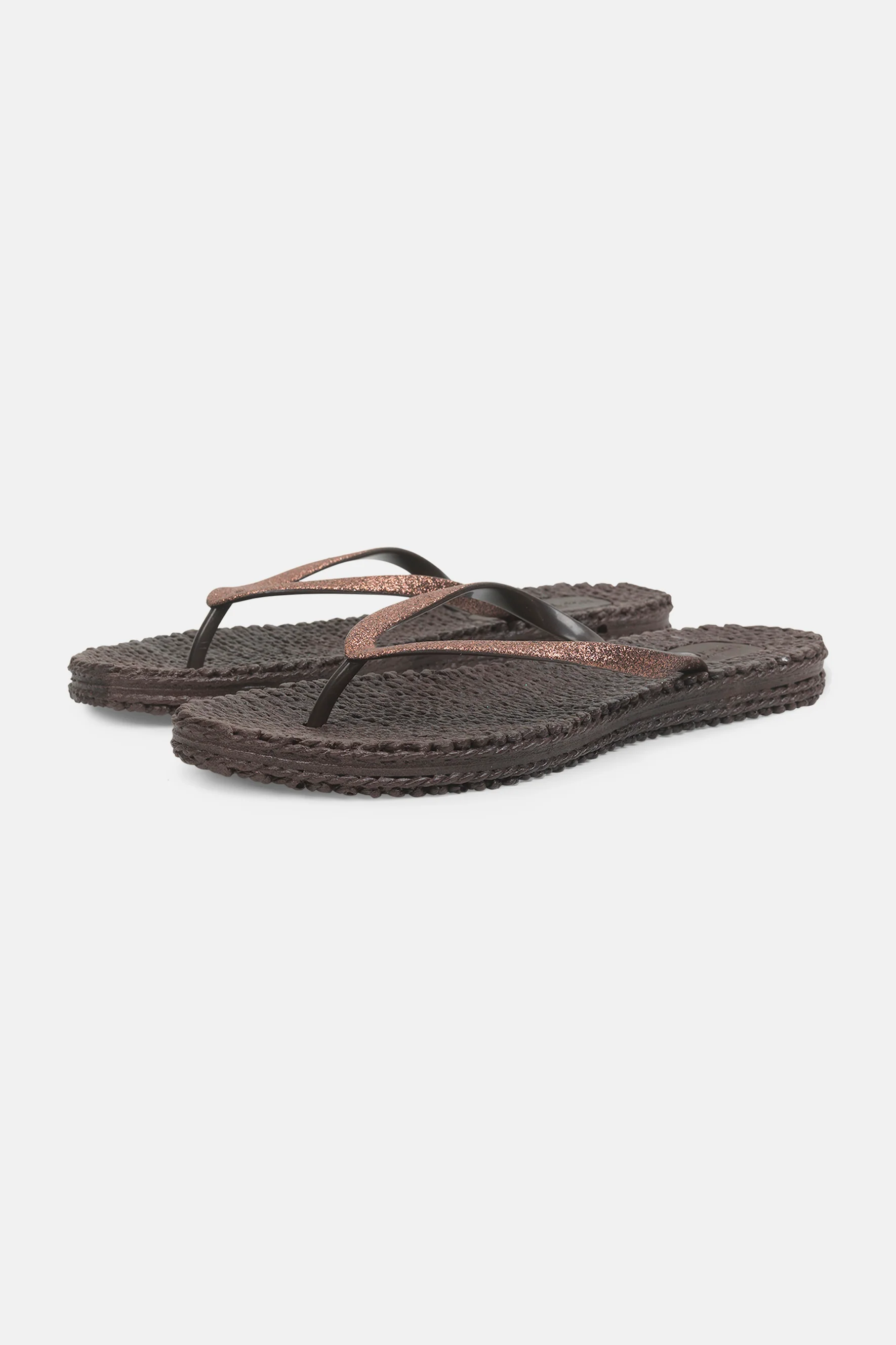 Flip Flop With Glitter - Prune - 4