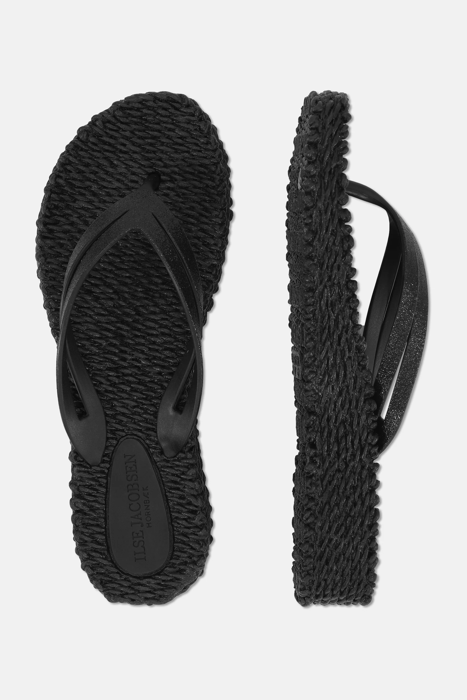 Flip Flop On Platform Sole - Black - 4