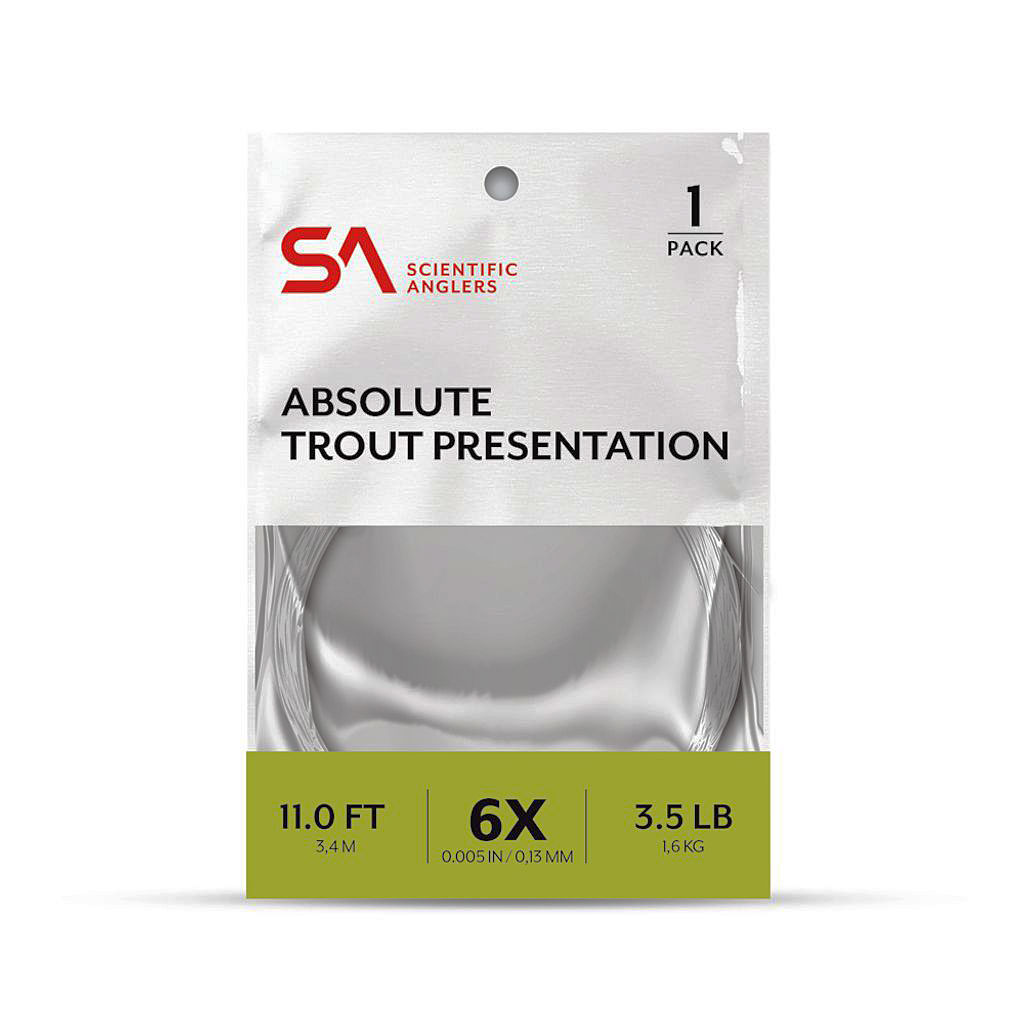 SA  Absolute Trout Presentation Leader 11'