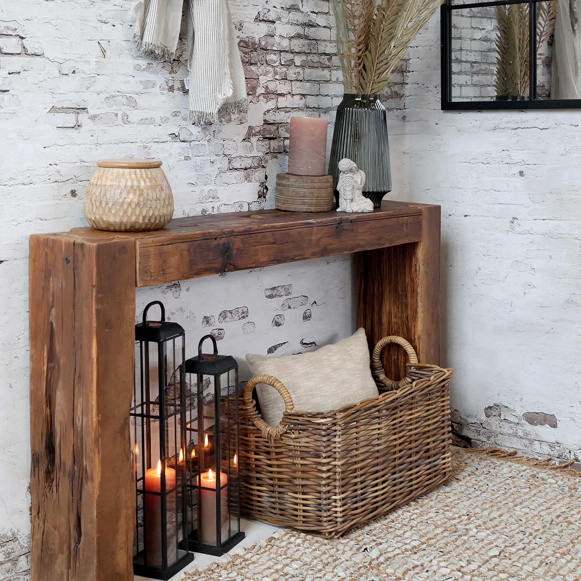 Grimaud Sidobord - H76/L122/B26 cm - Natur