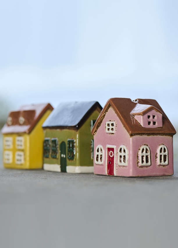 Huslyktor - Lyktor hus - Nyhavn - 3-pack - 10x8 cm