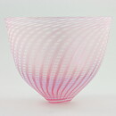 Bertil Vallien (Minos 1984) Pink Bowl with Swirling Decor 14/12 cm