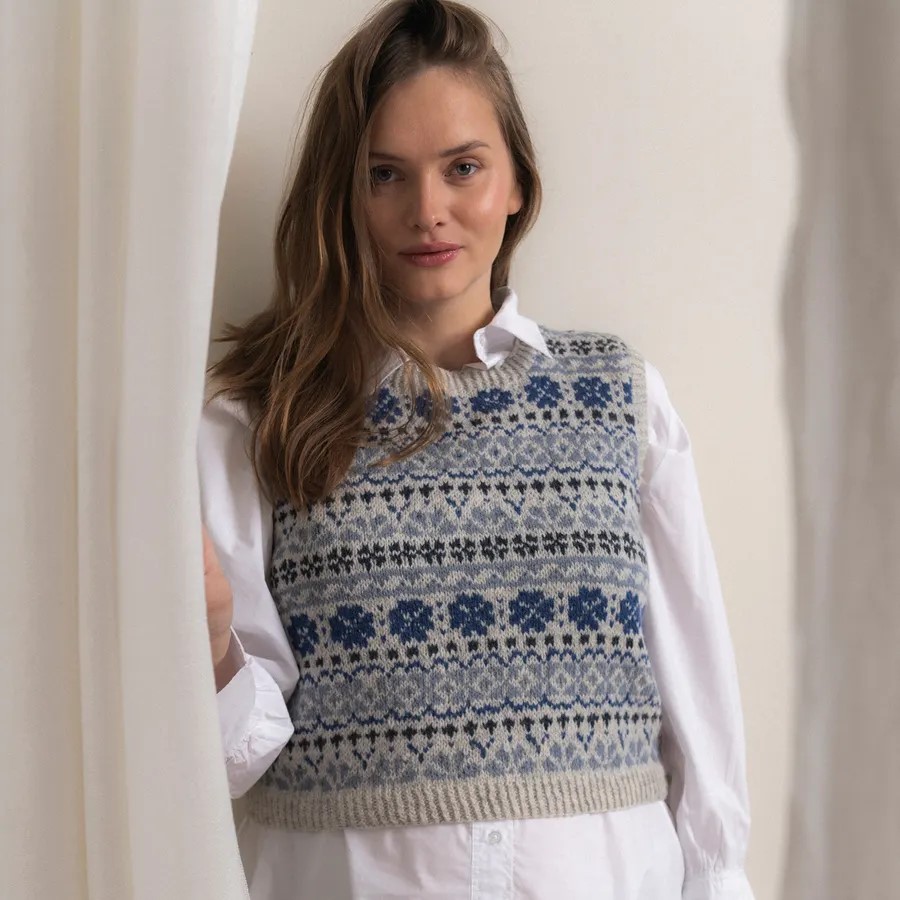 Arkipelag - Women´s Vest  | 2 play wool