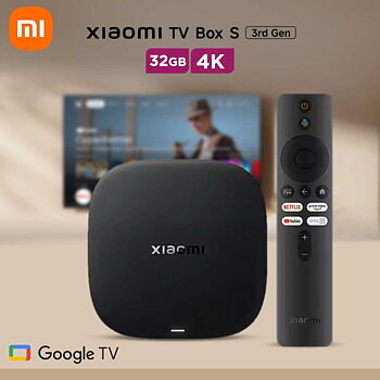 Xiaomi Mi TV Box S 4K 3nd Gen - Mediaspelare som gör din TV till en Smart TV