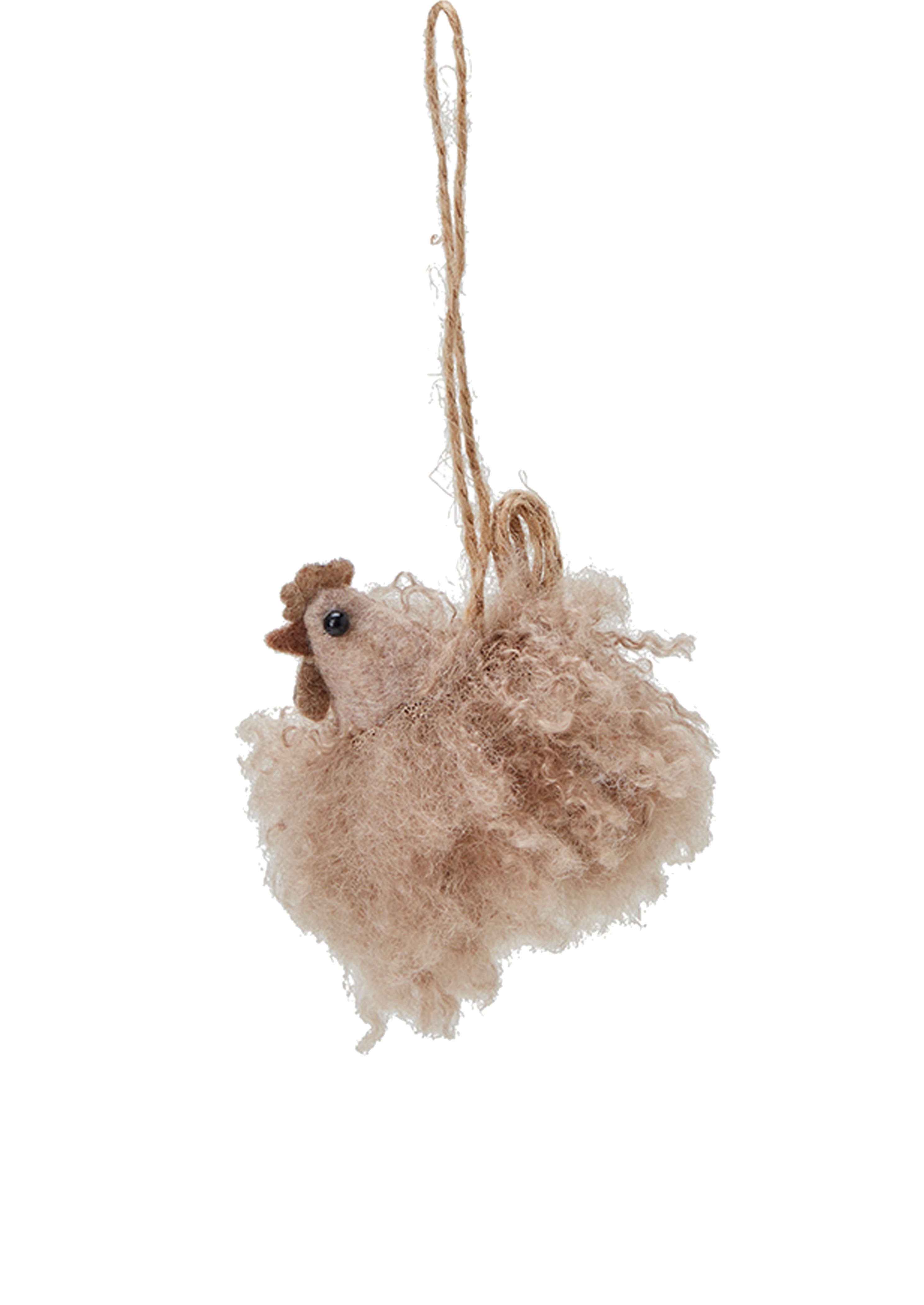 Hen - Brown - Hanging Decoration - Easter decoration - 6x6 cm