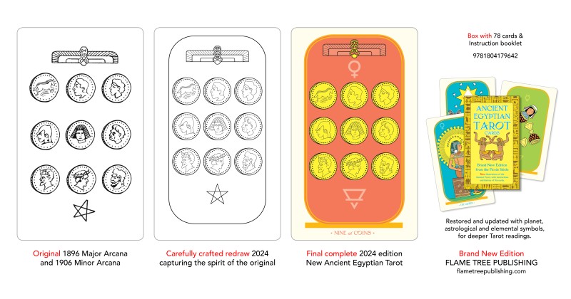 Ancient Egyptian Tarot Card Pack - 5
