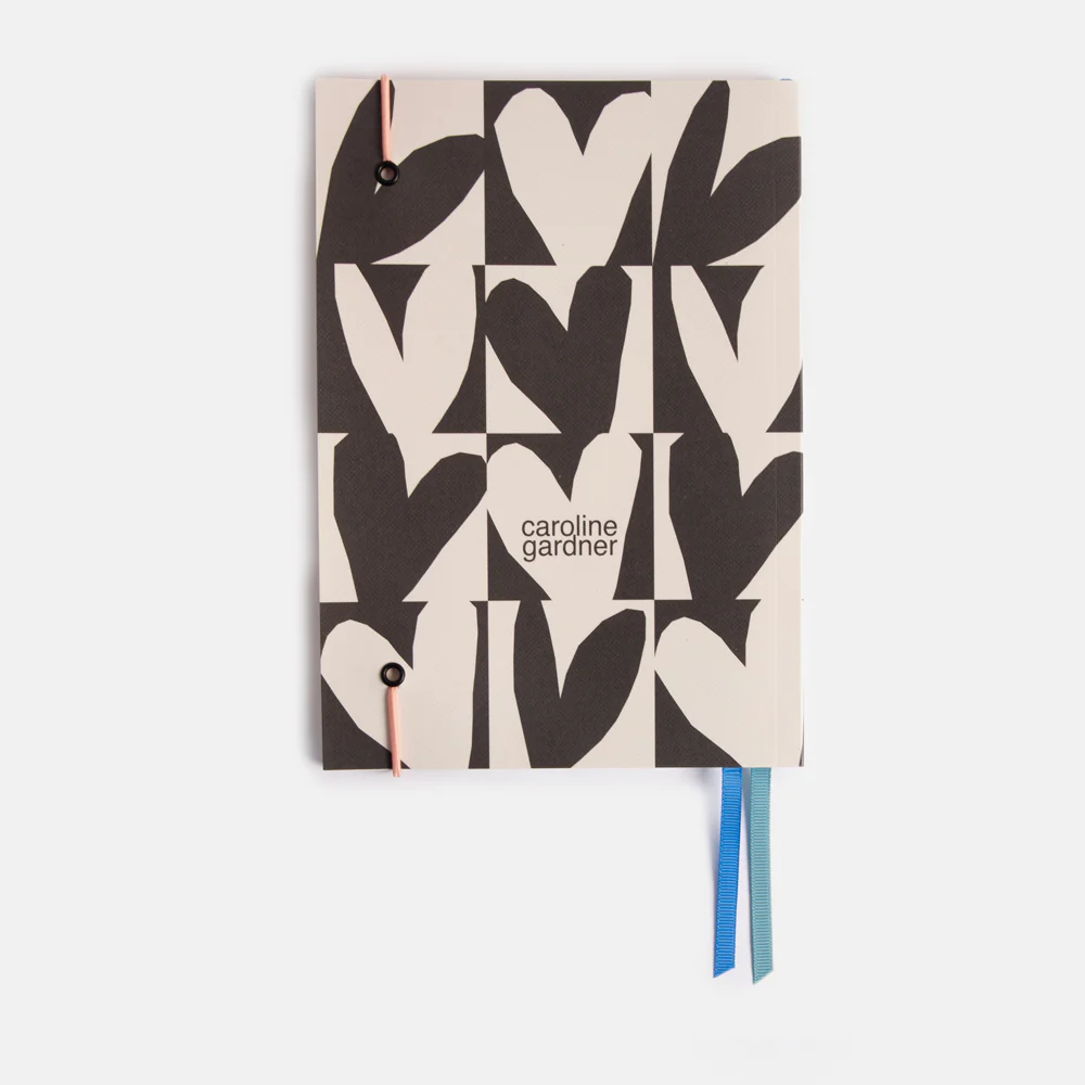 Mono Checkmate Hearts A5 Soft Cover Notebook - 2